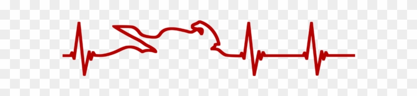 This One Is Our Most Popular Decal For A Reason, It - Heartbeat Motorcycle Tattoo #1406918