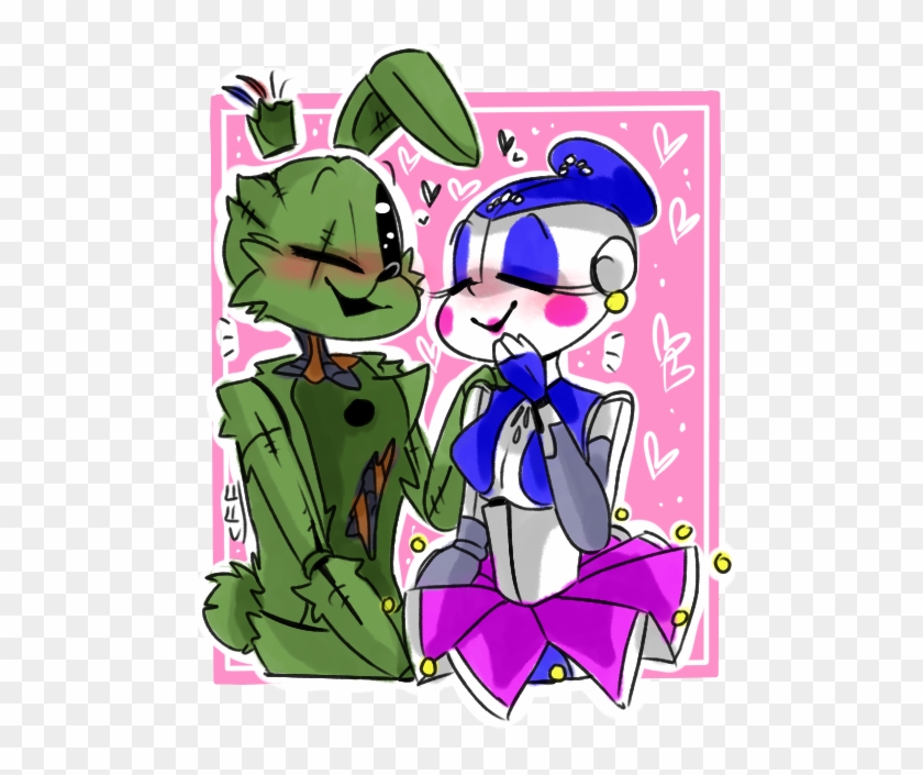 Mother X Father Fnaf Sister Location, Freddy S, Five - Fnaf Springtrap X Ballora #1406928