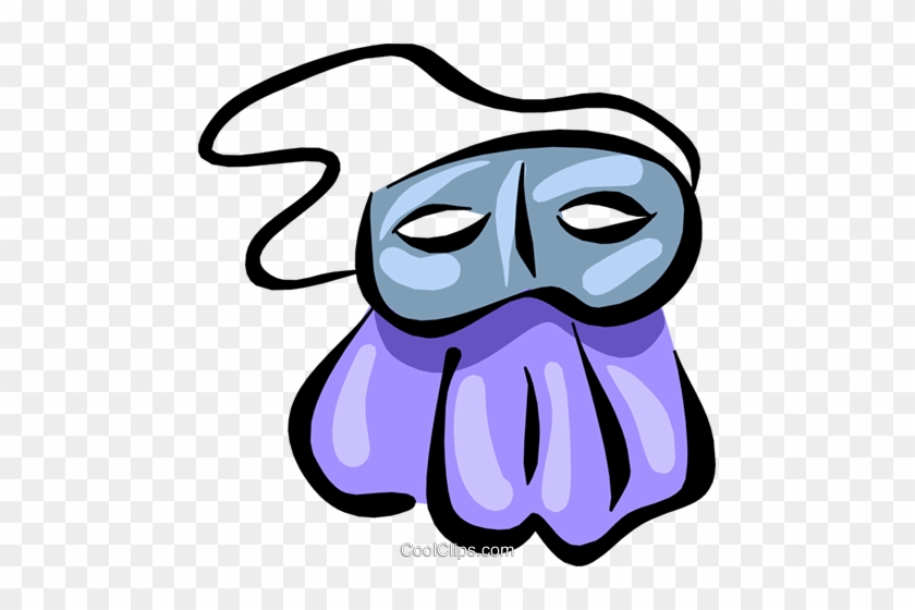 Party Mask Royalty Free Vector Clip Art Illustration - Party Mask Royalty Free Vector Clip Art Illustration #1406956