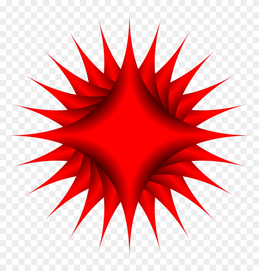 Big Image - Zig Zag Circle Red #1407047