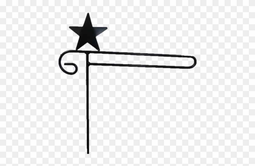Mini Flag Holder With Star Design - Sign #1407056