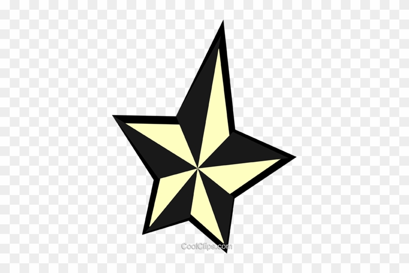 Star Design Royalty Free Vector Clip Art Illustration - Triangle #1407063