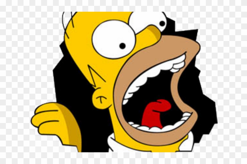 The Simpsons Clipart Eating - Homer Simpson #1407076