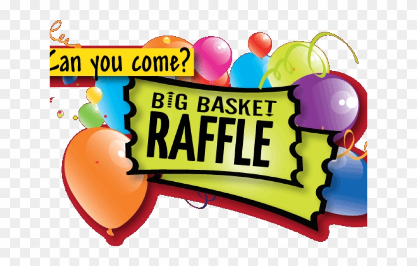Gift Clipart Raffle Prize - Raffle Poster Tickets Pick The Basket #1407134