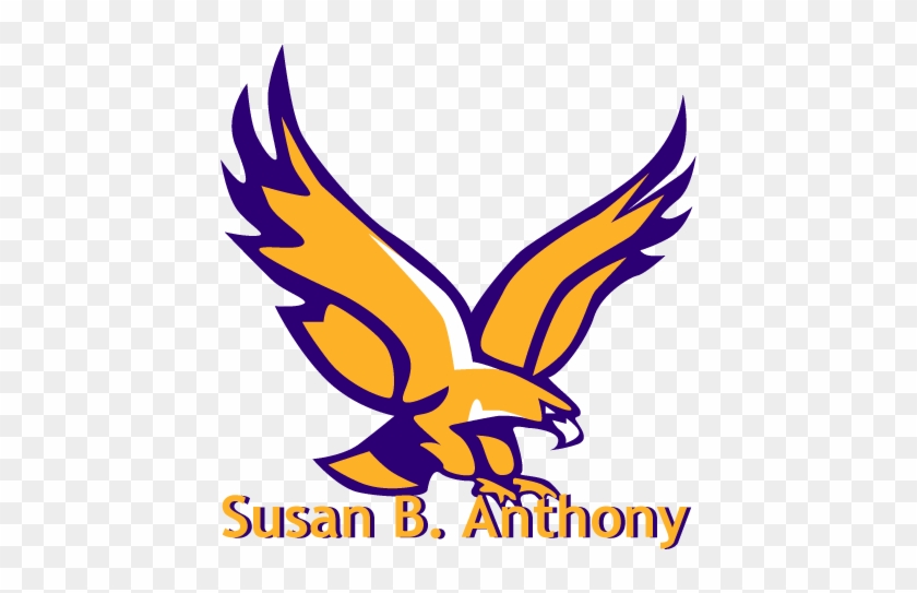 Susan B Anthony Elementary Logo - Blue Eagle #1407234