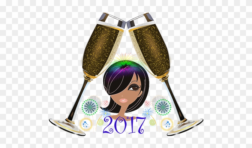 It's That Time Of Year Where People Once Again Make - 2 Champagne Glasses Vector #1407336