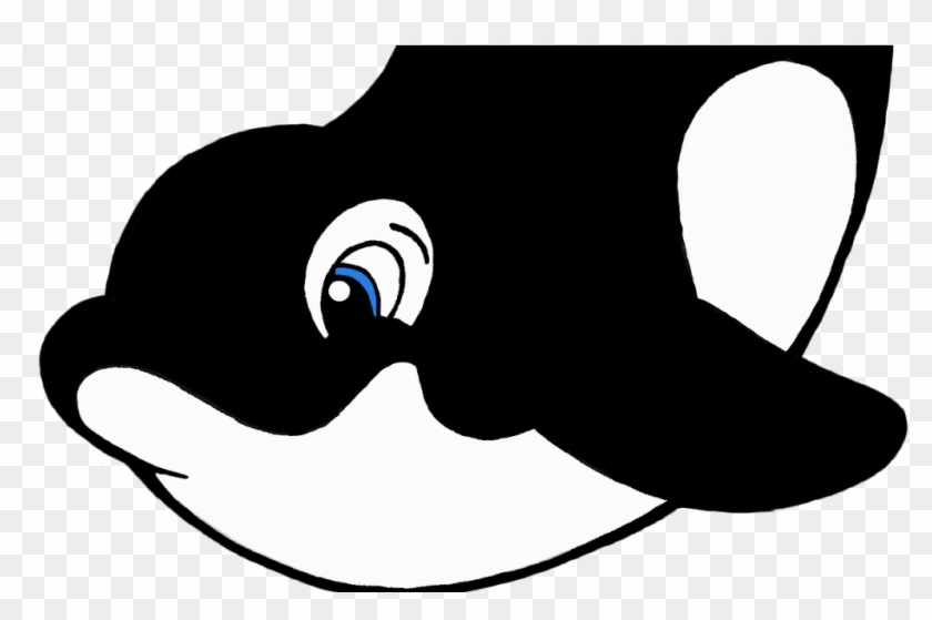 Orca Clipart Animal Jam Image Free Library - Black And White Whale Cartoon #1407349
