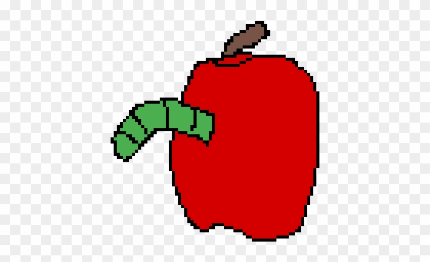 Worm In Apple - Apple #1407399