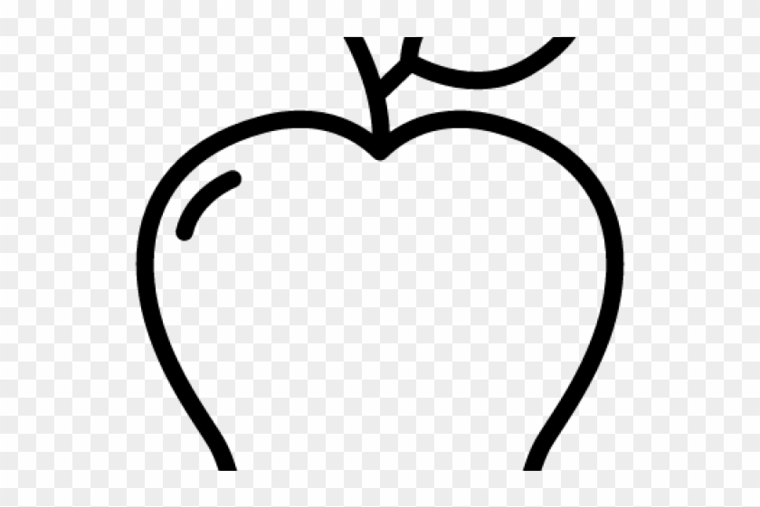 Drawn Apple Fruit - Apple Png Drawing #1407403