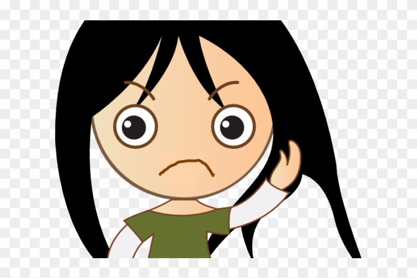 Depression Clipart Depressed Face - Cartoon Image Human Cute #1407422