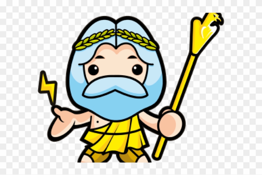 Greece Clipart Greek Myth - Zeus Kawaii #1407498