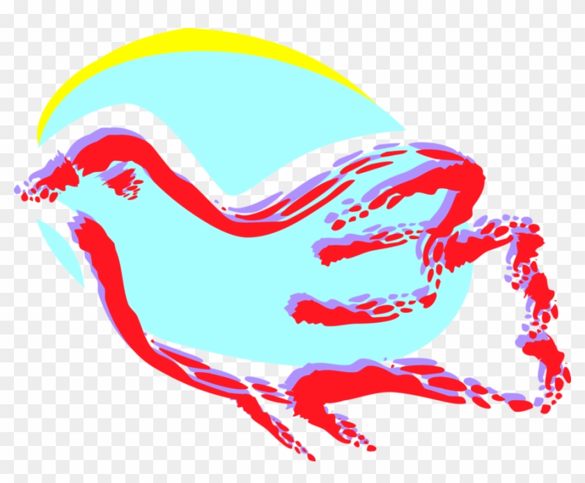 Vector Illustration Of Dove Of Peace Bird Secular Symbol - Vector Illustration Of Dove Of Peace Bird Secular Symbol #1407567