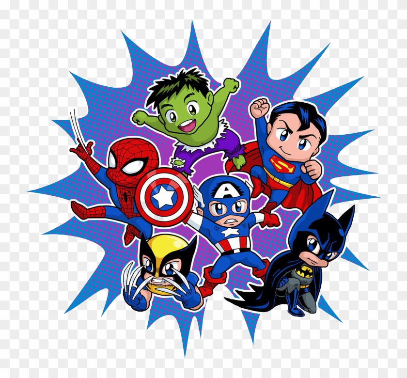 Superman Clipart Marvel Superhero - Super Heroes Marvel Bebes #1407786