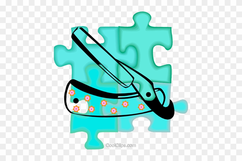 Razor Blade Royalty Free Vector Clip Art Illustration - Razor Blade Royalty Free Vector Clip Art Illustration #1407814