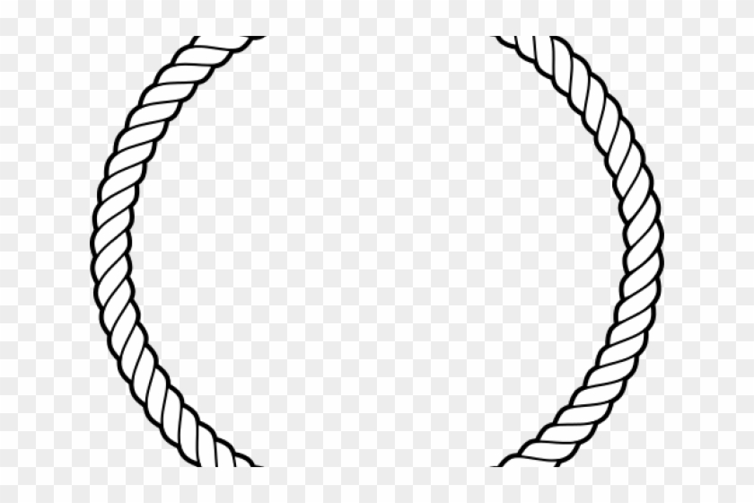 Drawn Rope Circle Vector - Circle Rope Vector Png #1408049