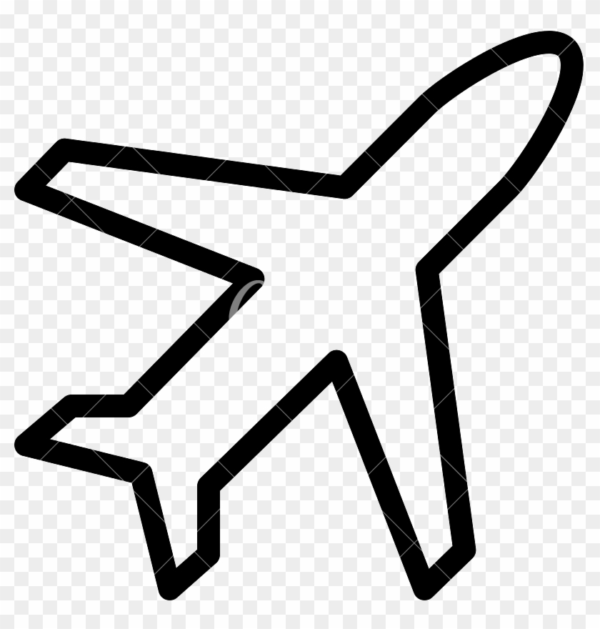 Aeroplane Travel Transport Icon - Airplane #1408076