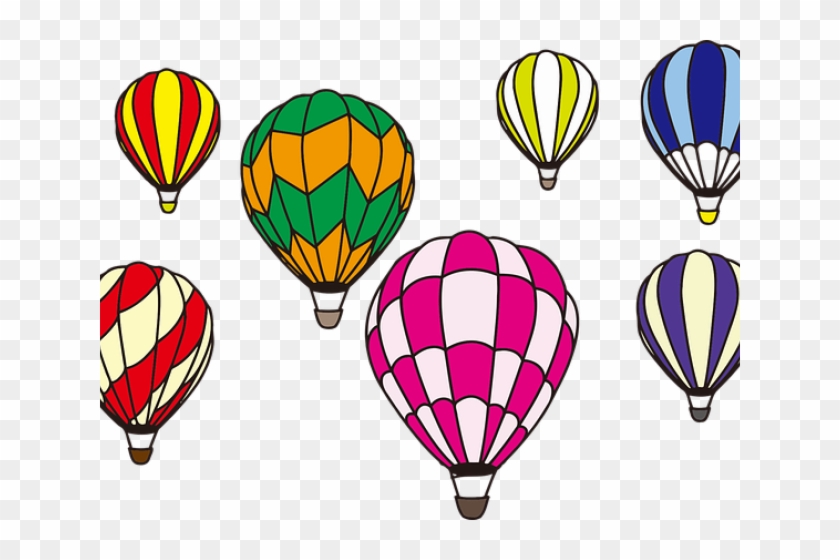 Flight Clipart Different Kind Transportation - Transparent Background Hot Air Balloons Clipart #1408088