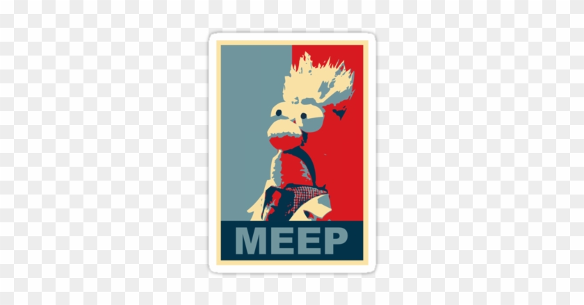 Beaker Muppet Clipart - Beaker Meep Obama #1408154
