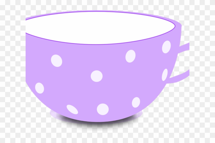 Drawn Tea Cup Clip Art - Purple Teacup Clipart #1408167