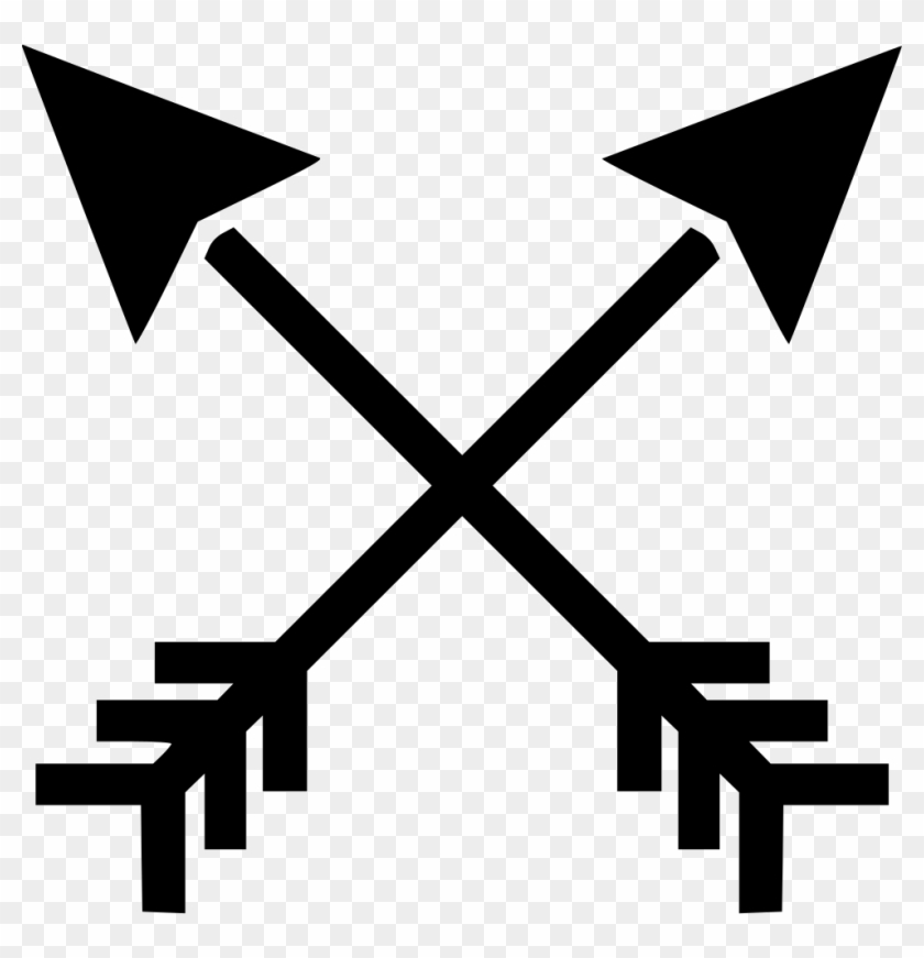 Arrow Arrows Archery Navigation Comments - Bow Arrow Symbol Png #1408191