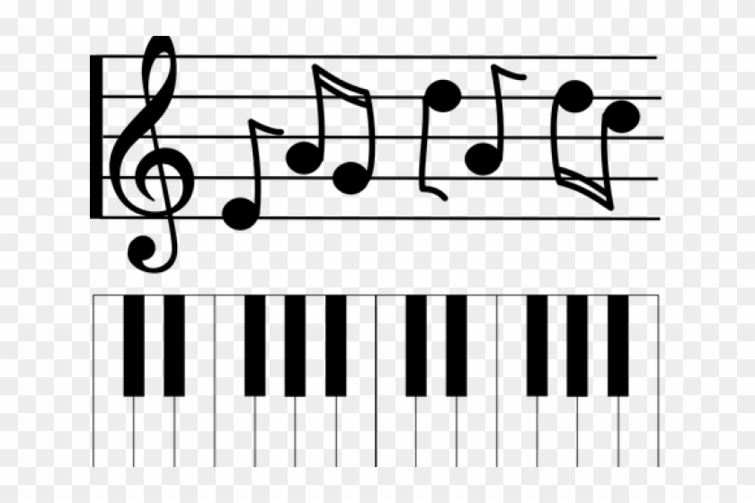Sheet Music Clipart Muscial - Note De Musique Piano #1408419