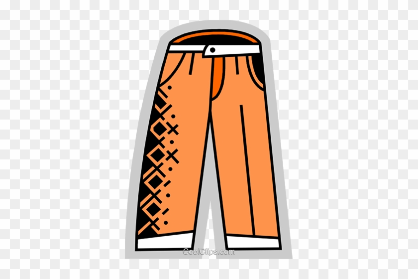 Pants Royalty Free Vector Clip Art Illustration - Clip Art #1408428