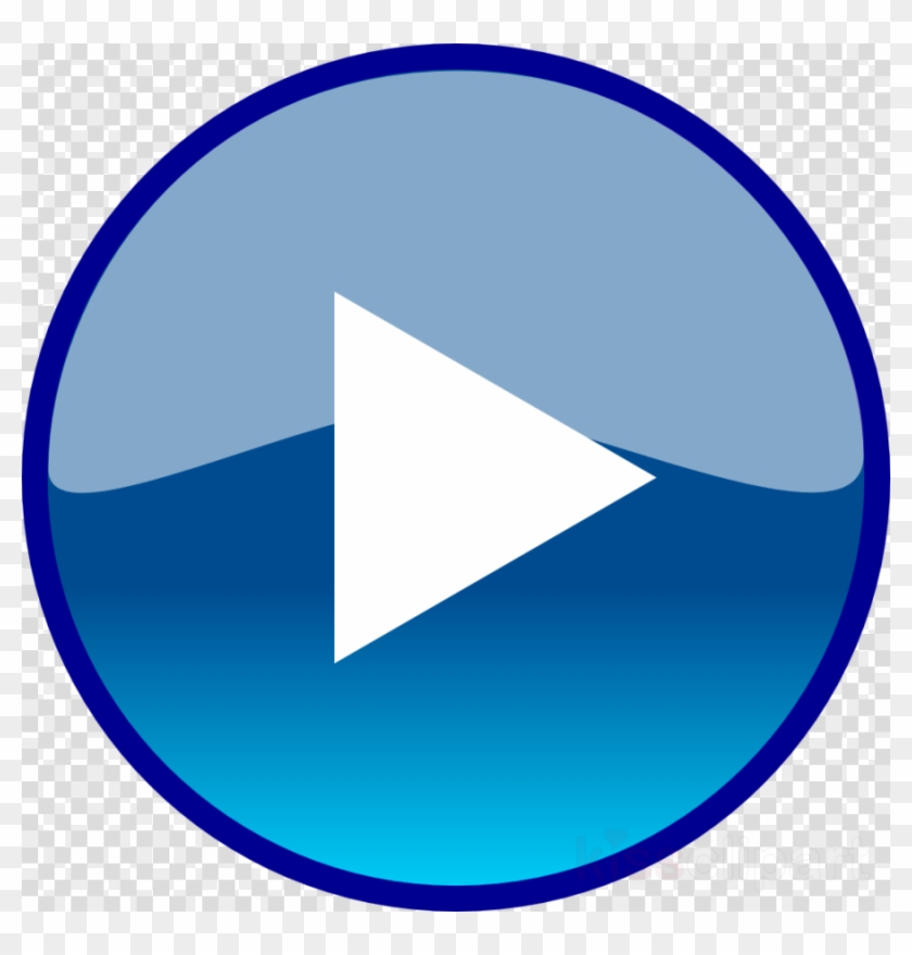 Video Game Clipart Download Play Video Clipart Video - Blue Play Button Png #1408473