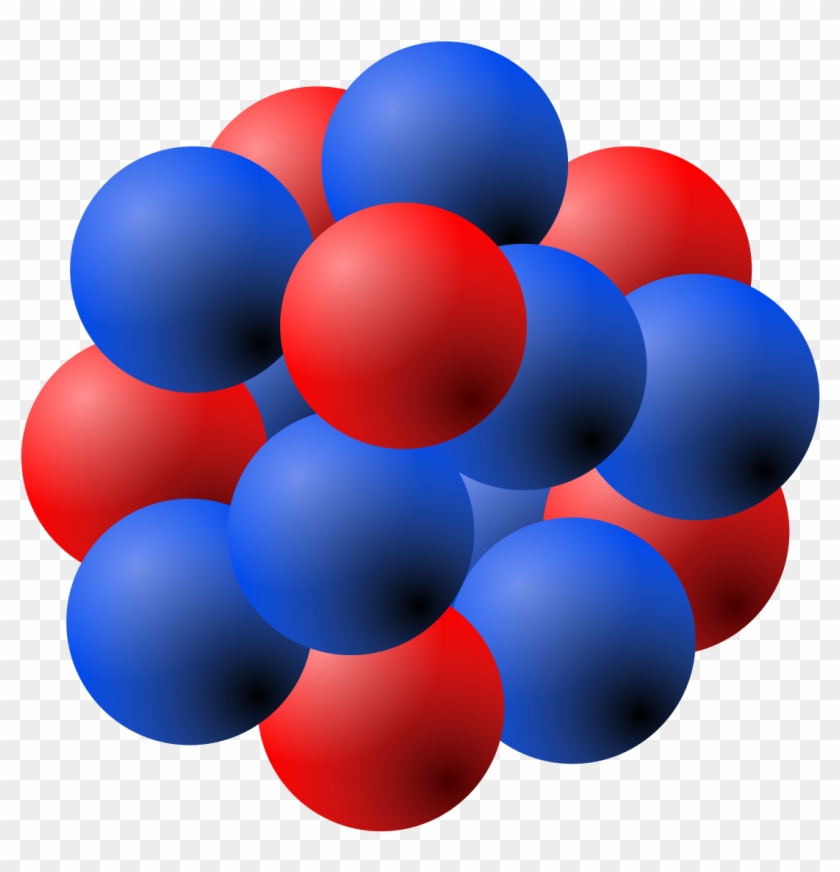 Clipart Freeuse Library Drawing Atom Nucleus - Discovered Strong Force #1408698