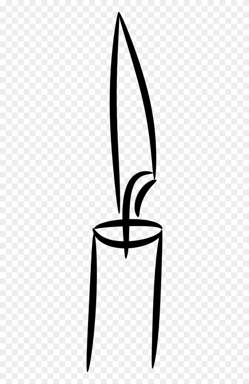 Candle Clip Art - Candles Black & White Clipart #1408761