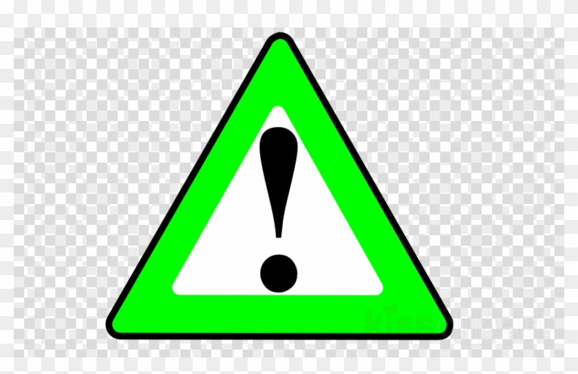 Warning Sign Green Clipart Warning Sign Computer Icons - Symbol Of Rupees Currency #1408979