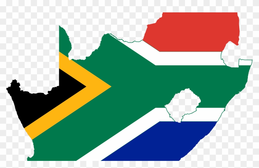 Grilling Clipart Braai South African - South Africa Flag Clipart #1409058