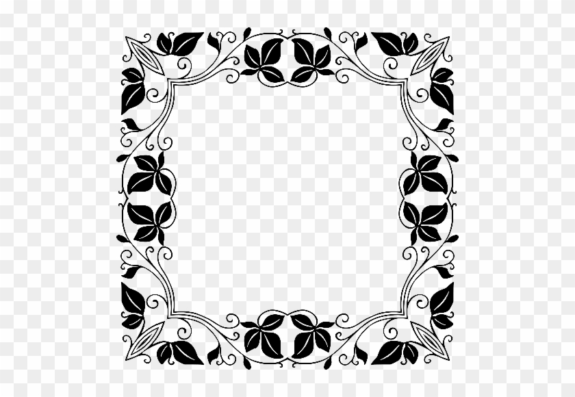 Coloring Pages - Black And White Page Border Design #1409243