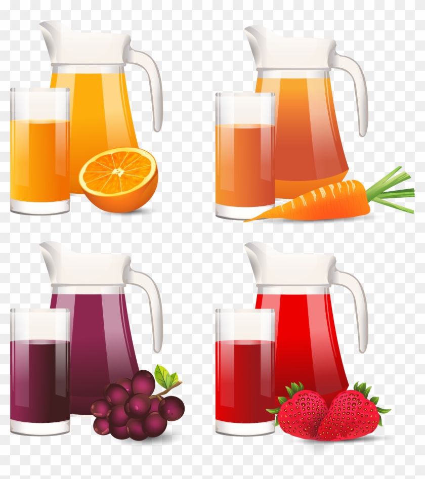 Juice Clipart Jug - Orange Juice Grape Juice #1409344