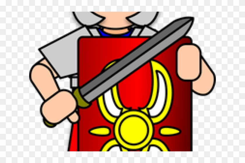 Roman Legion Clipart Roman Guy - Roman Soldier Clipart #1409456