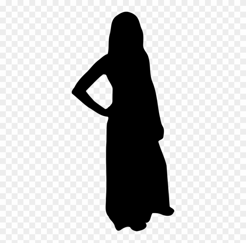 All Photo Png Clipart - Woman In Saree Silhouette #1409478