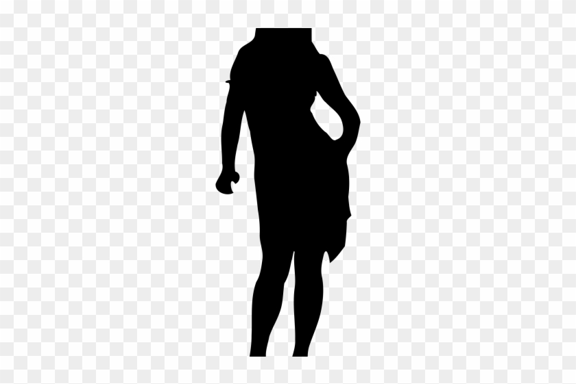 Original - Silhouette Girl Vector Png #1409490