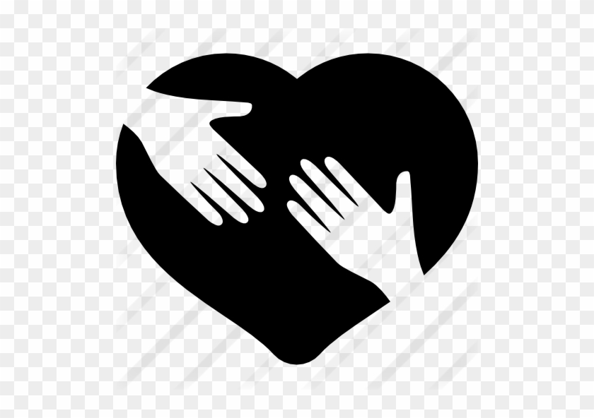 Shaking Hands Inside A Heart Free Icon - Dar La Mano Icono #1409715