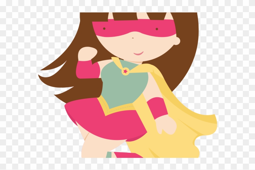 Supergirl Clipart Cute Anime - Super Girl Cute Clipart #1409760