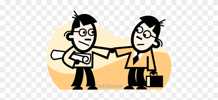 Businessmen Shaking Hands Royalty Free Vector Clip - People Shaking Hands Clip Art #1409776