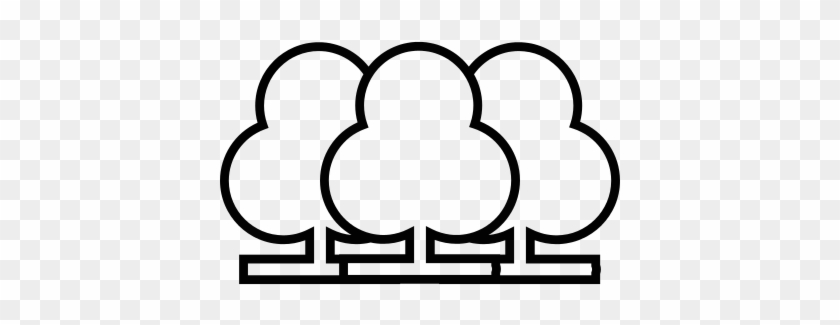 Three Trees Vector - Three Trees Vector #1409780