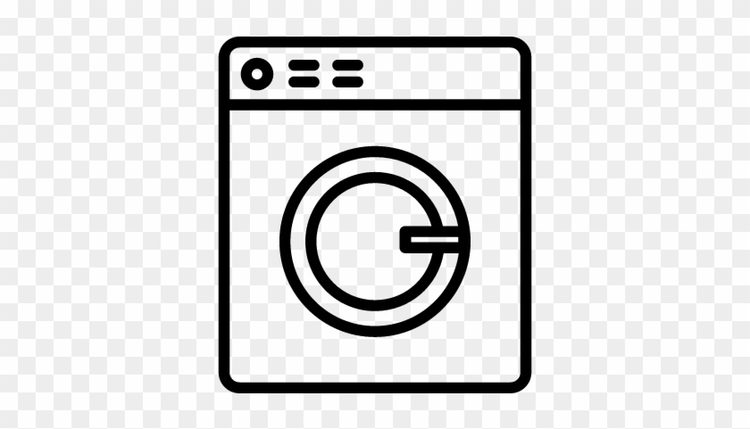 Laundry Machine Vector - Laundry Icon Png White #1409786