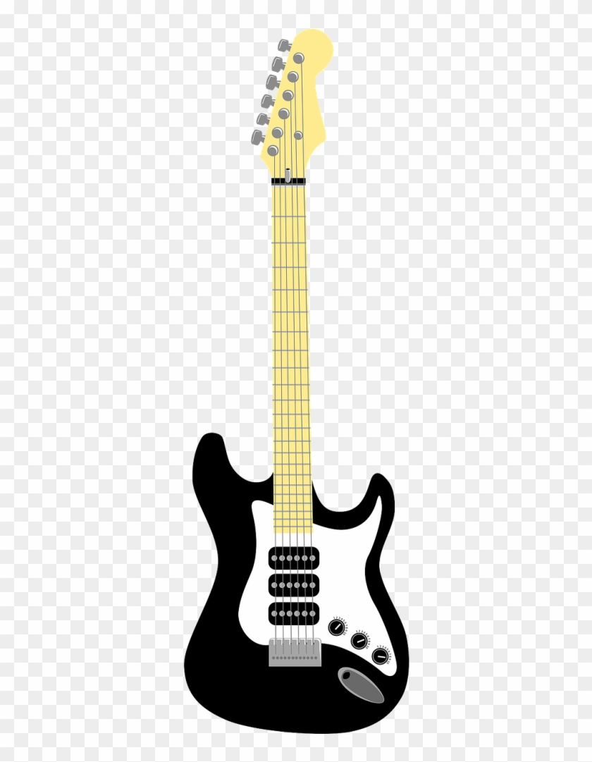 Acoustic Music String Instrument Free Photo From - Electric Guitar Vector Png #1409829