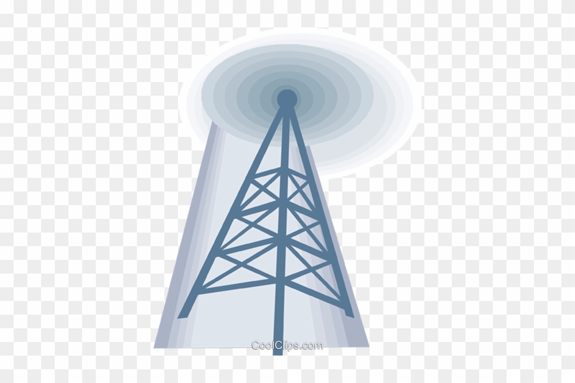 Antenna, Communications Tower Royalty Free Vector Clip - Broadcast Radio #1409836