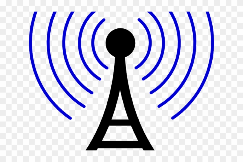 Antenna Clipart Vector - Radio Waves Icon Png #1409839