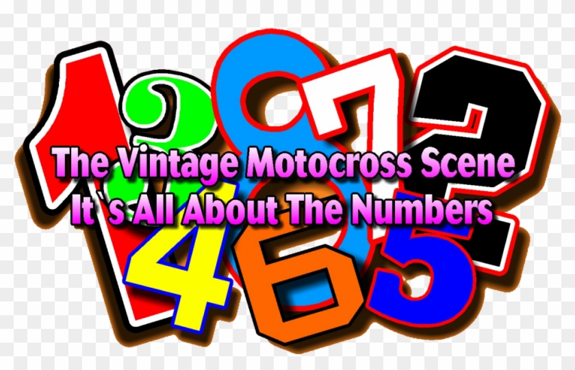 Vintage Motocross Race Numbers Classicdirtbikerider - Number #1410040