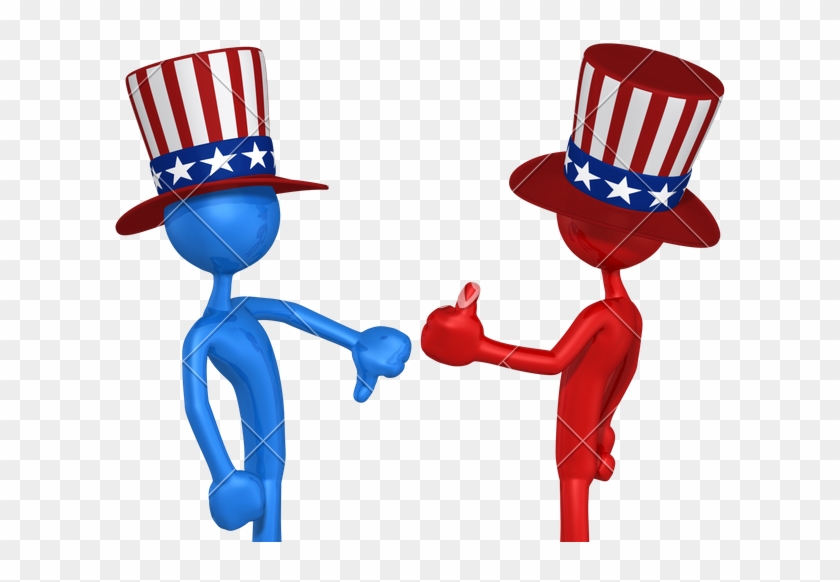 America Politics Disagreement - Thumb Signal #1410089