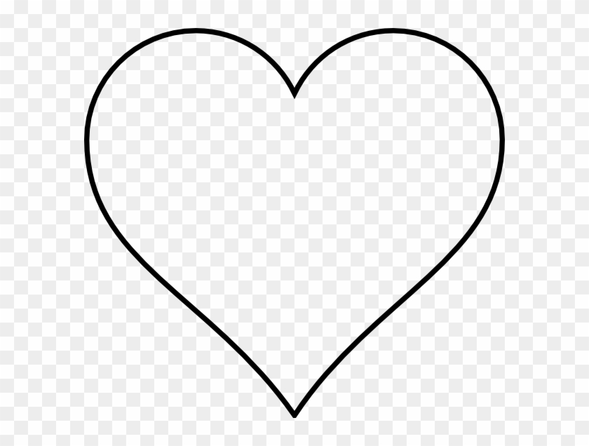 Heart Clip Art At Clker - Heart Outline Clipart #1410148