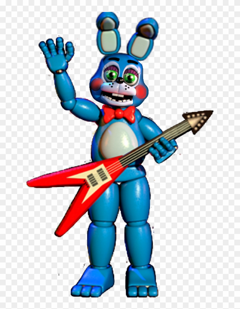 Toy Bonnie Mugshot Edit Fnaf Fnaf2 Toy Bonnie Toybonnie - Every Bonnie In A Nutshell #1410161