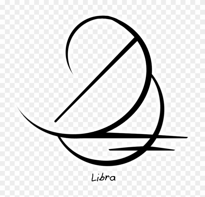 “libra” Zodiac Sigil Requested By Anonymous Libra Zodiac, - Line Art #1410213