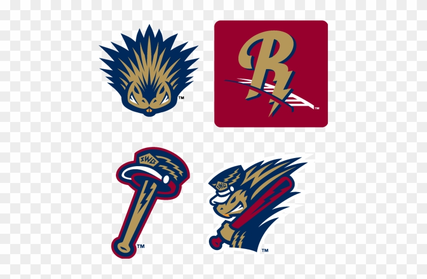 Brandiose Logo Lettré, Logo Branding, Lightning Logo, - Scranton/wilkes-barre Railriders #1410377